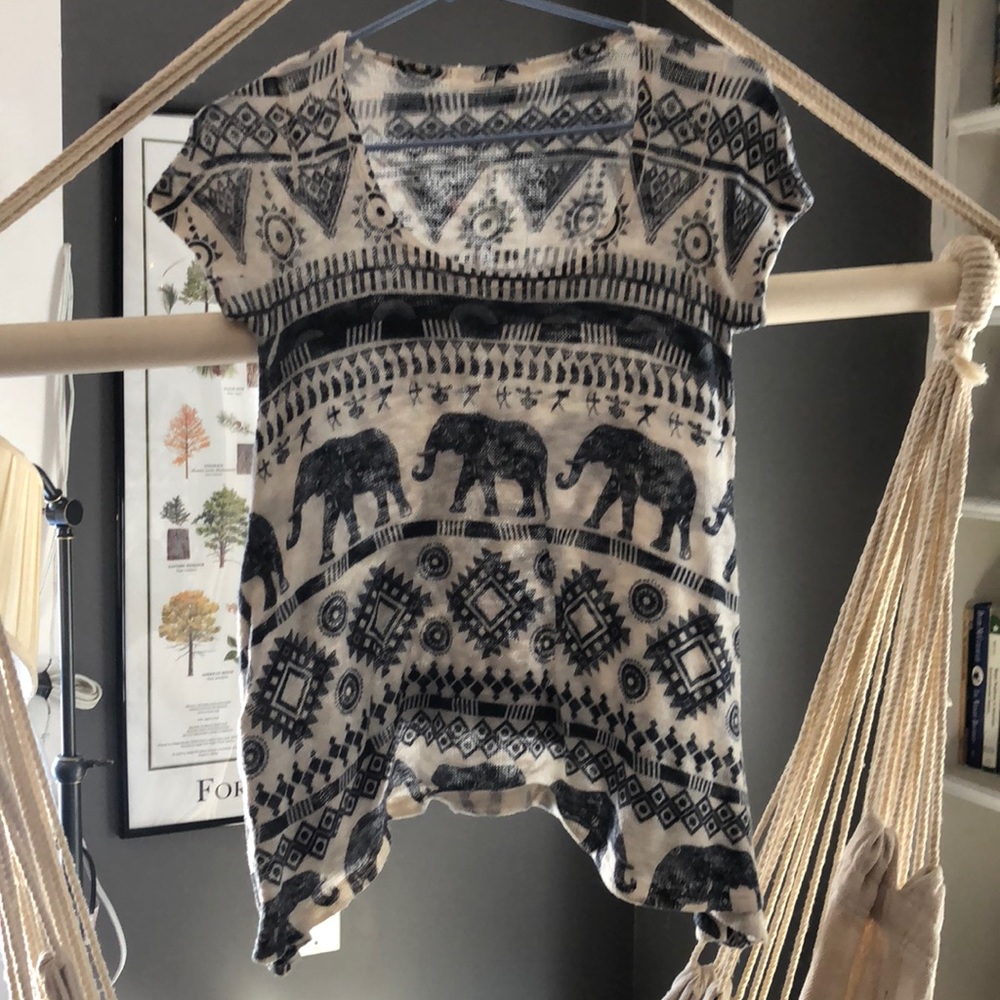 4 for $20!😍Tribal elephant tee